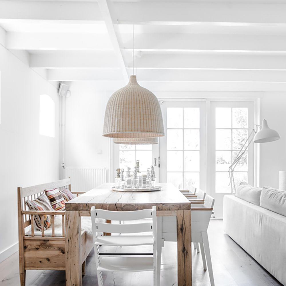 Noordse Rieten Hanglamp – Handgemaakt en Ecologisch-light decor-De Bazelaar