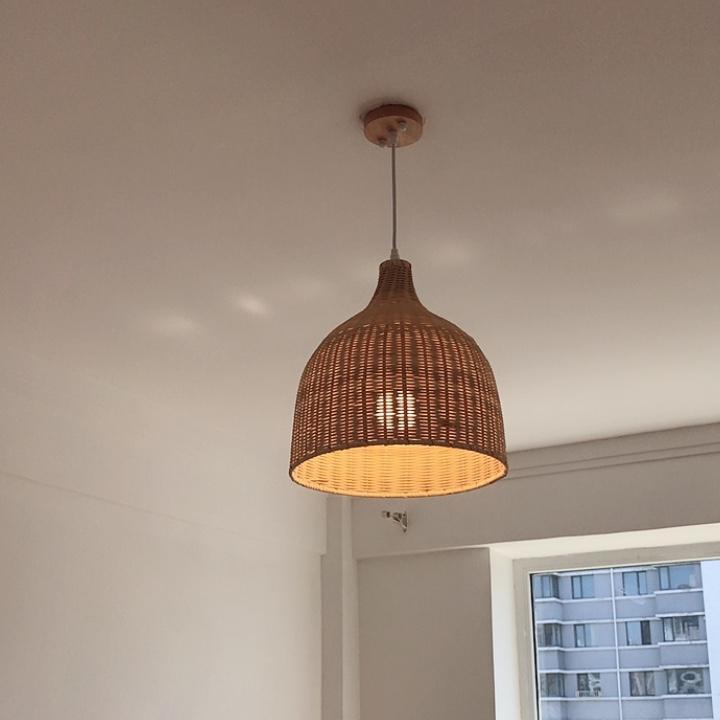 Noordse Rieten Hanglamp – Handgemaakt en Ecologisch-light decor-De Bazelaar