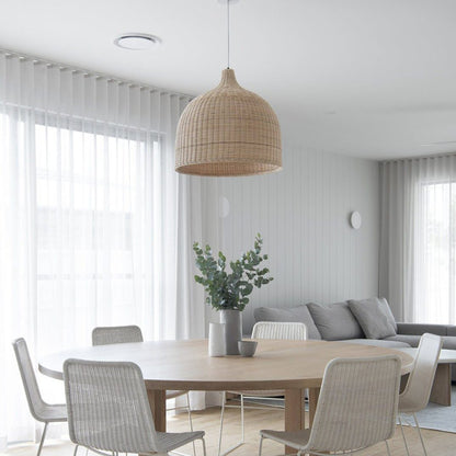 Noordse Rieten Hanglamp – Handgemaakt en Ecologisch-light decor-De Bazelaar