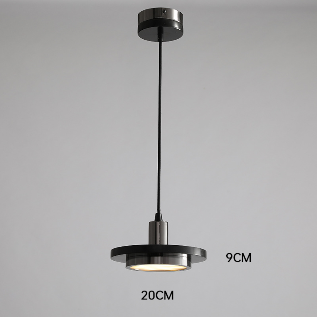 Elegante Moderne Hanglamp met Marmeren Afwerking-light decor-De Bazelaar