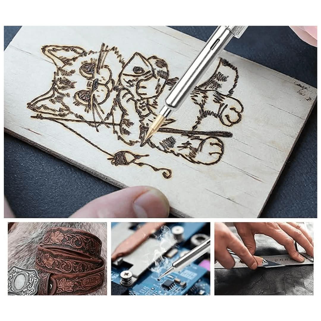 Pyrografie Set | Verhoog je creativiteit! - #Pyrografie Set | Verhoog je creativiteit!De Bazelaar
