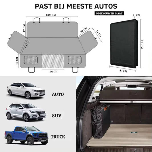 PetCruiser™ | Autostoelverlenger met Harde Bodem