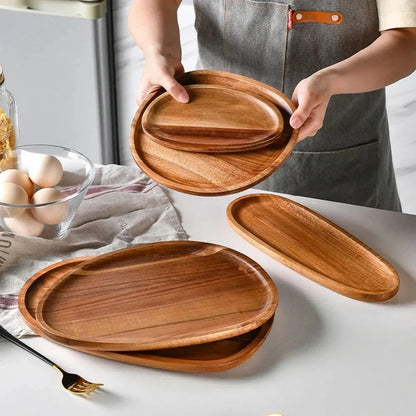 Koninklijke Acaciahouten Serveertray - Stijlvol - Duurzaam - Perfect voor Feesten-Cutting & Serving Boards-De Bazelaar