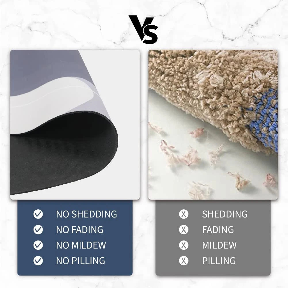 Saugfähige Badematte – Nie wieder nasse Böden! 