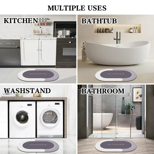 Saugfähige Badematte – Nie wieder nasse Böden! 