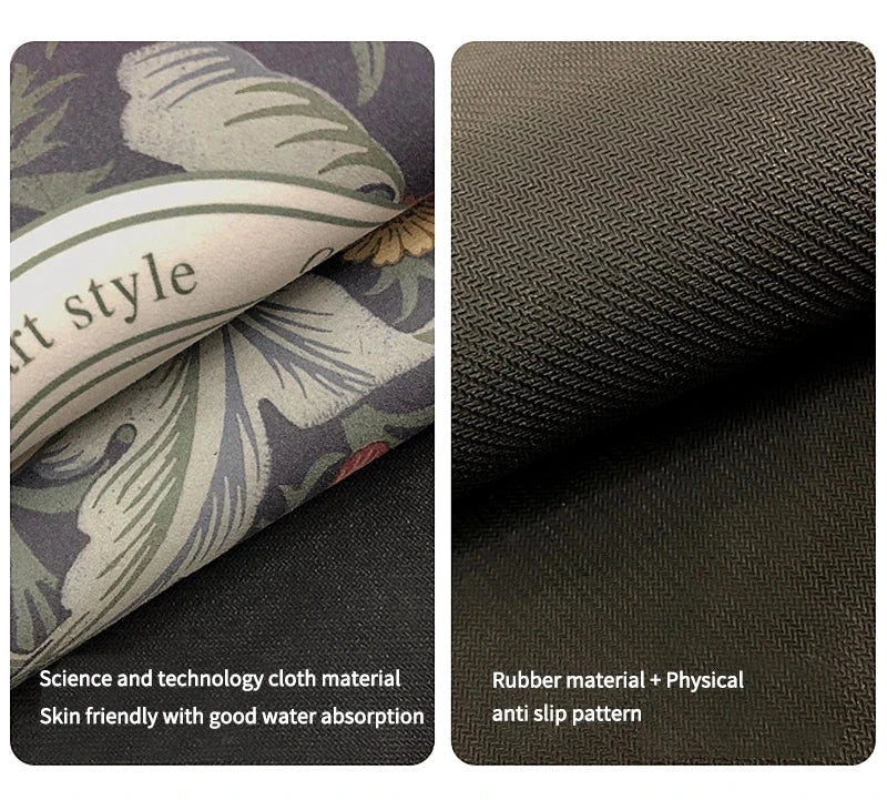 Wasbare Keuken Tegenmat - Absorberend Bloemontwerp voor Stijl en Functionaliteit-Tableware & Dining Accessories-De Bazelaar