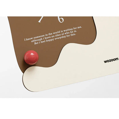 Stille Houten Bureau- en Wandklok - Modern Minimalistisch Design-Wall Clocks-De Bazelaar