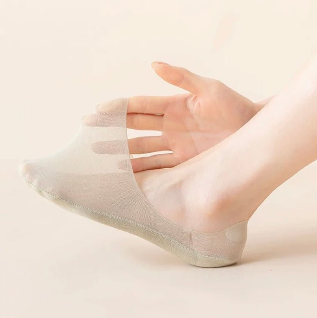 Silk Serene™ | Transparante Antislipsokken - #Silk Serene™ | Transparante AntislipsokkenDe Bazelaar