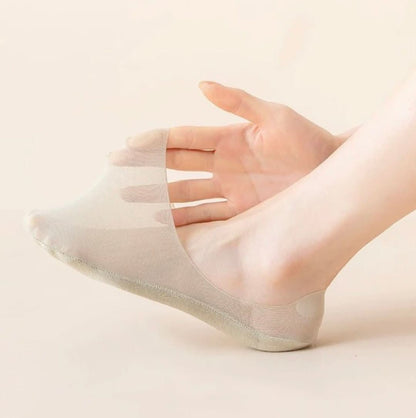 Silk Serene™ | Transparante Antislipsokken - #Silk Serene™ | Transparante AntislipsokkenDe Bazelaar