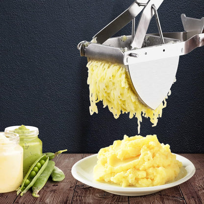 RVS Aardappelpers - Pureeknijper voor Aardappelen, Fruit & Groenten-Kitchen Tools and Accessories-De Bazelaar