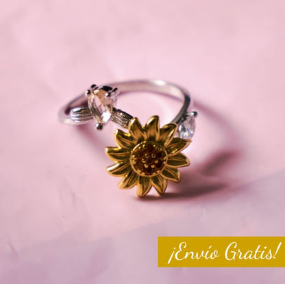 Sunflower Ring | Anti Stress Ring & Draaiend - #Sunflower Ring | Anti Stress Ring & DraaiendDe Bazelaar