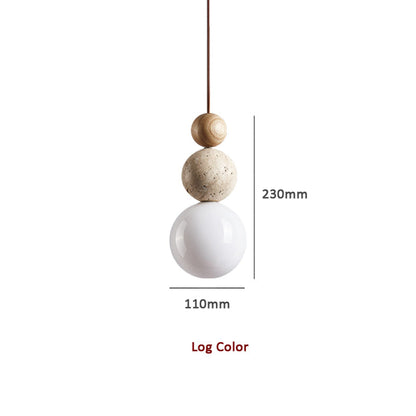 Travertin Hanglamp – Minimalistisch & Stijlvol Design-light decor-De Bazelaar