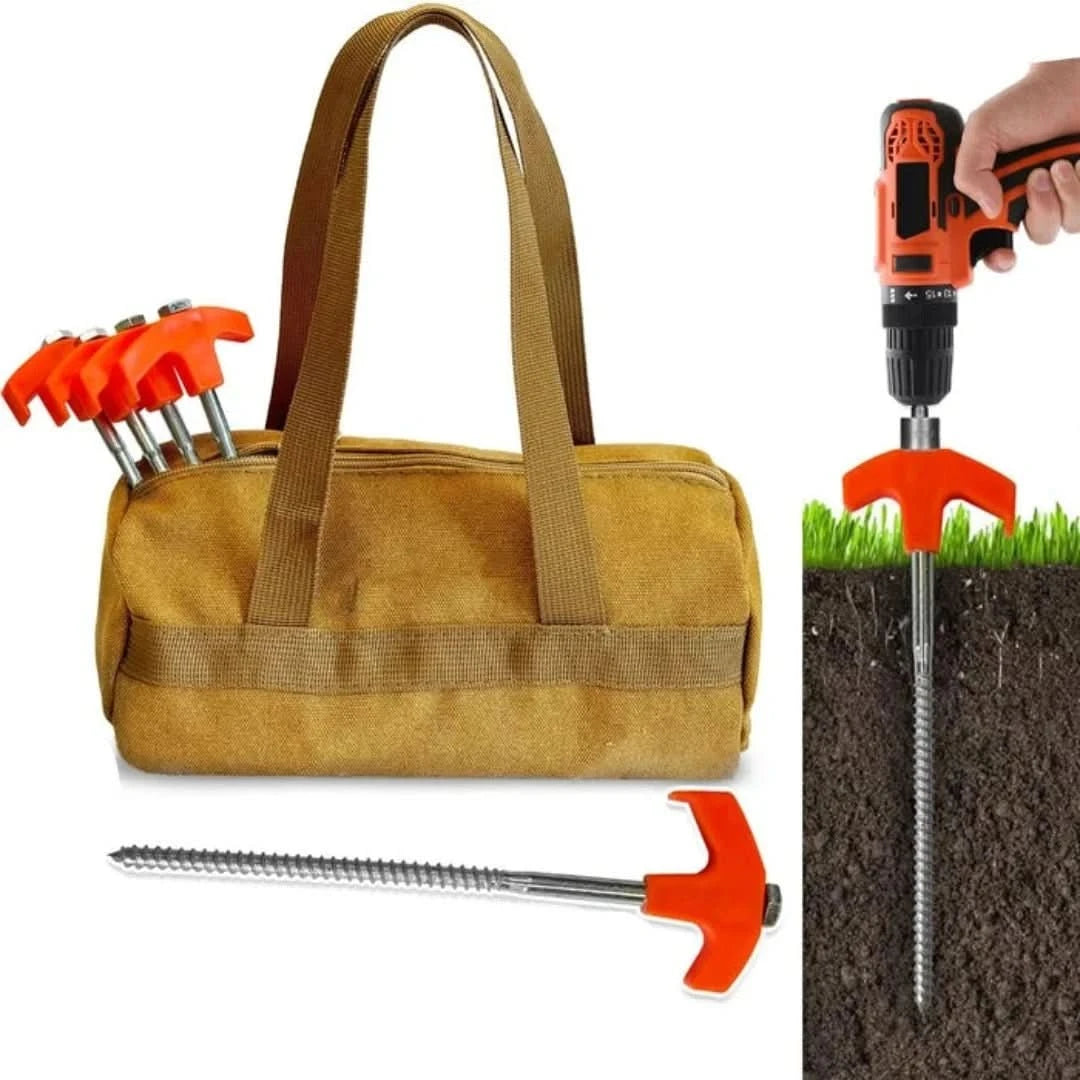 Tentharingen | Grondankers Inschroefbaar - #Tentharingen | Grondankers InschroefbaarDe Bazelaar