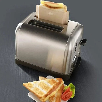 Toastzakjes | Antiaanbaklaag + Herbruikbaar - #Toastzakjes | Antiaanbaklaag + HerbruikbaarDe Bazelaar
