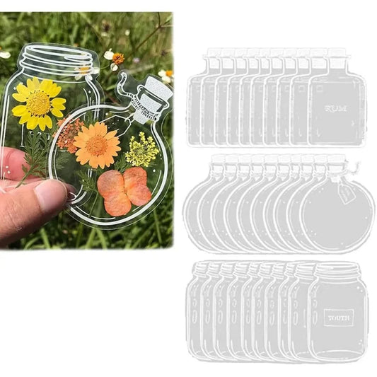 🌸Transparante boekenleggers met gedroogde bloemen (met gratis lint)🦋 - #🌸Transparante boekenleggers met gedroogde bloemen (met gratis lint)🦋De Bazelaar