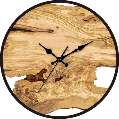 Transparante Wandklok - Houten Ontwerp - Stijlvol en Functioneel-Wall Clocks-De Bazelaar