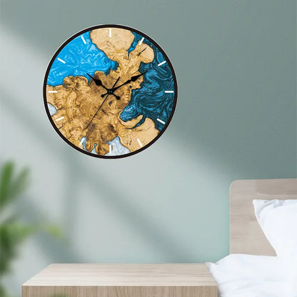Transparante Wandklok - Houten Ontwerp - Stijlvol en Functioneel-Wall Clocks-De Bazelaar