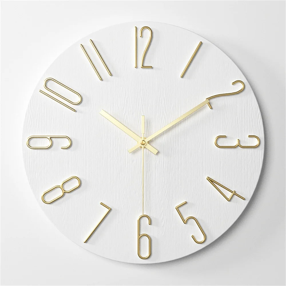 Moderne Minimalistische Wandklok - Stijlvol - Functioneel - Tijdloos Design-Wall Clocks-De Bazelaar