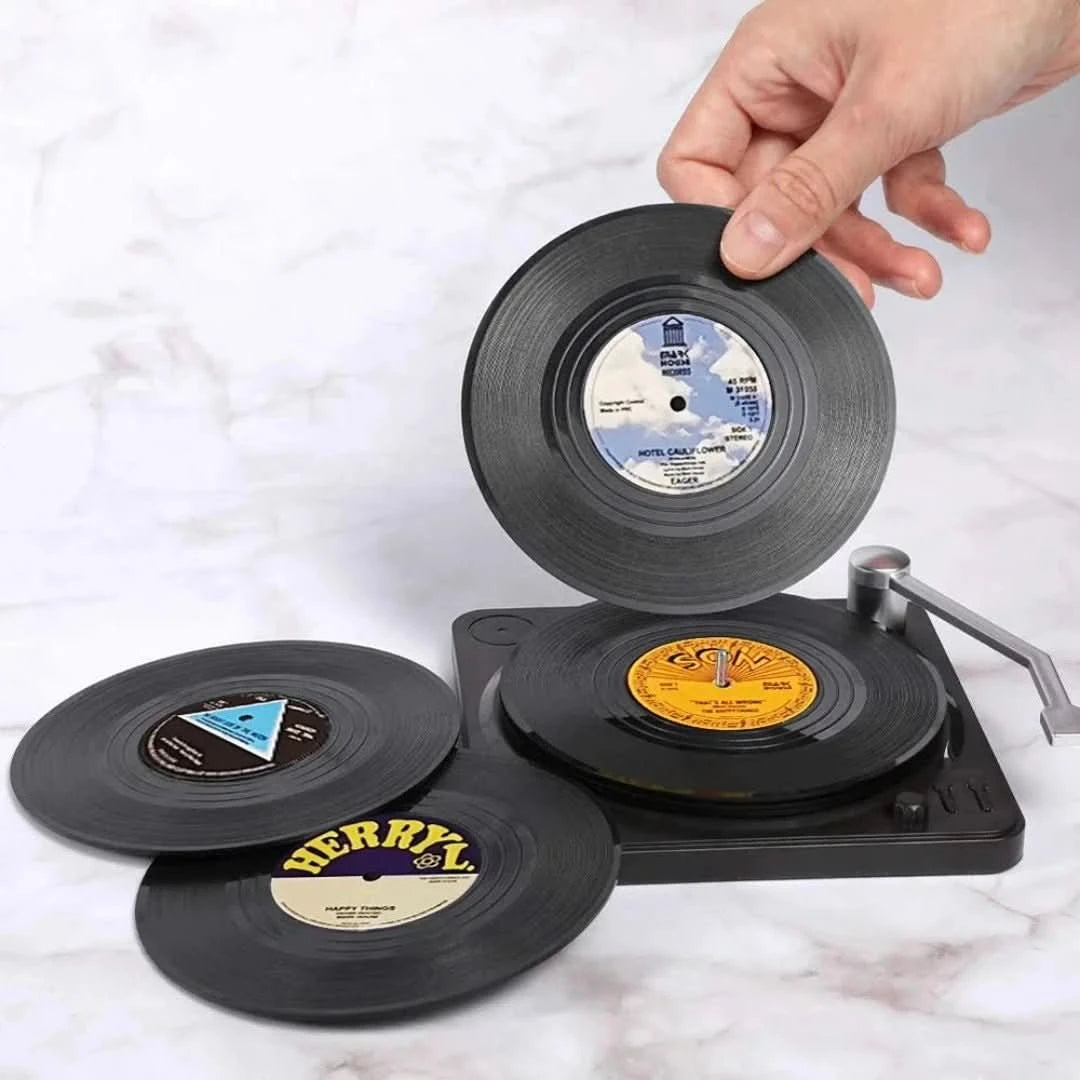Vinylplaten Onderzetters - #Vinylplaten OnderzettersDe Bazelaar