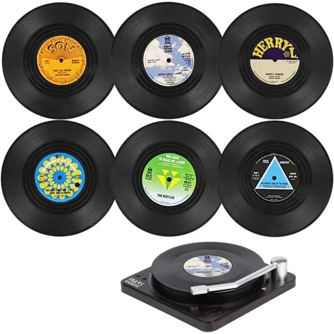 Vinylplaten Onderzetters - #Vinylplaten OnderzettersDe Bazelaar