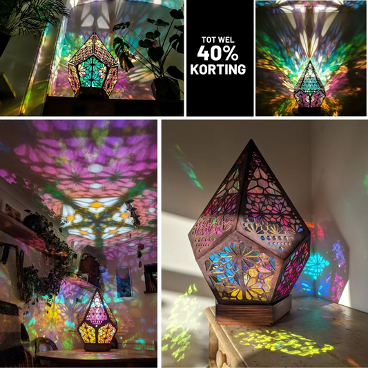 Kleurrijke Vloerlamp | Boheems Licht
