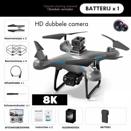 8K HD Drone - Dual-Camera Obstakelvermijding-Drone-De Bazelaar