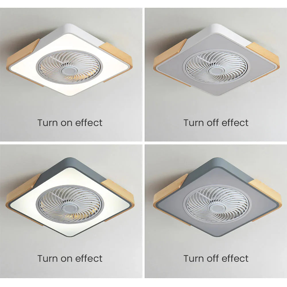 Houten Plafondventilatoren - LED-verlichting - Stijlvol en Efficiënt-Fans-De Bazelaar
