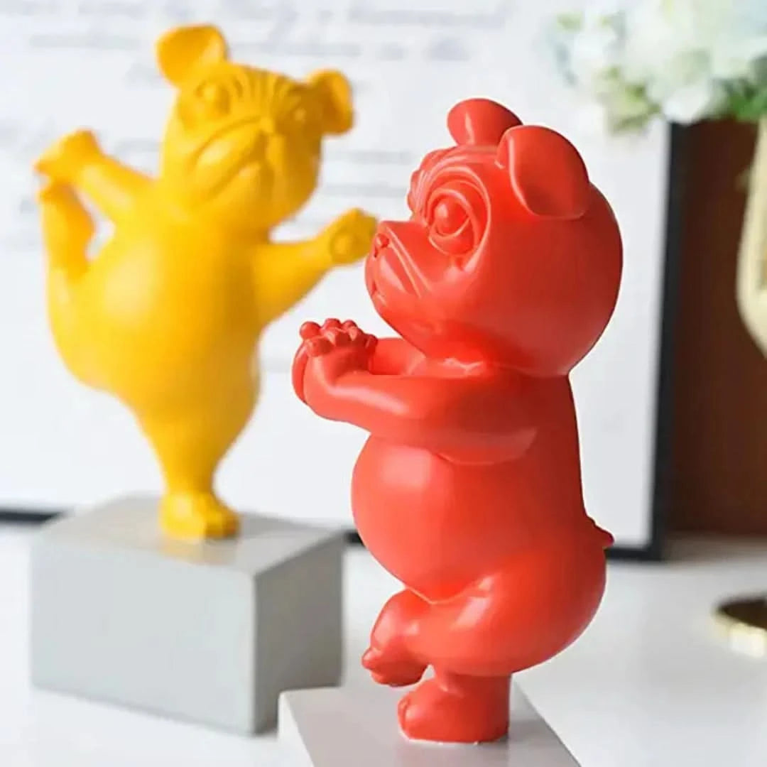 Yoga Bulldog-decor-De Bazelaar