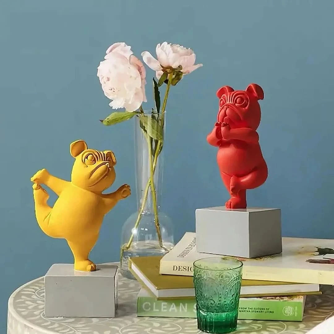 Yoga Bulldog-decor-De Bazelaar