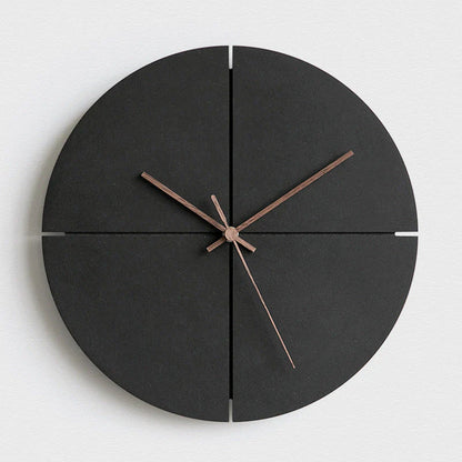 ZenEdge - Minimalistische Wandklok - Stijlvolle Stille Tijdsaanduiding-Wall Clocks-De Bazelaar