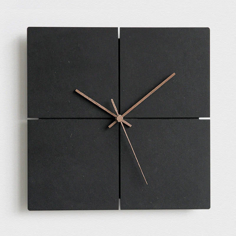 ZenEdge - Minimalistische Wandklok - Stijlvolle Stille Tijdsaanduiding-Wall Clocks-De Bazelaar