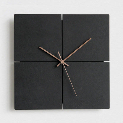 ZenEdge - Minimalistische Wandklok - Stijlvolle Stille Tijdsaanduiding-Wall Clocks-De Bazelaar