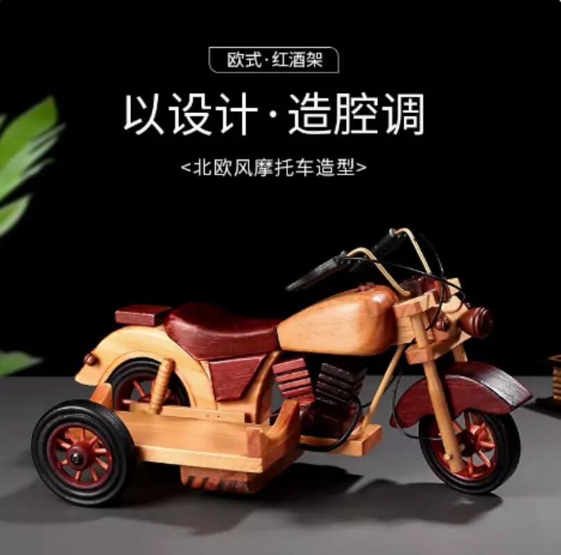 Handgemaakte Motorfiets | Wijnrek