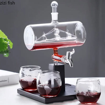 Zeilboot Decanter | Vorm Glas Whisky Fles