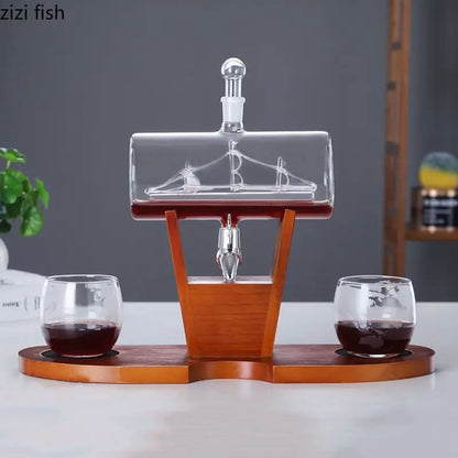 Zeilboot Decanter | Vorm Glas Whisky Fles